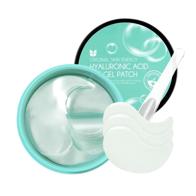 MIZON Triple Hyaluronic Acid Eye Gel Patches – Hydrogel Eye Masks with Seaweed Extract for Deep Hydration, Plumping & Soothing – 60 Pcs Under-Eye Treatment for Dryness & Fine Lines