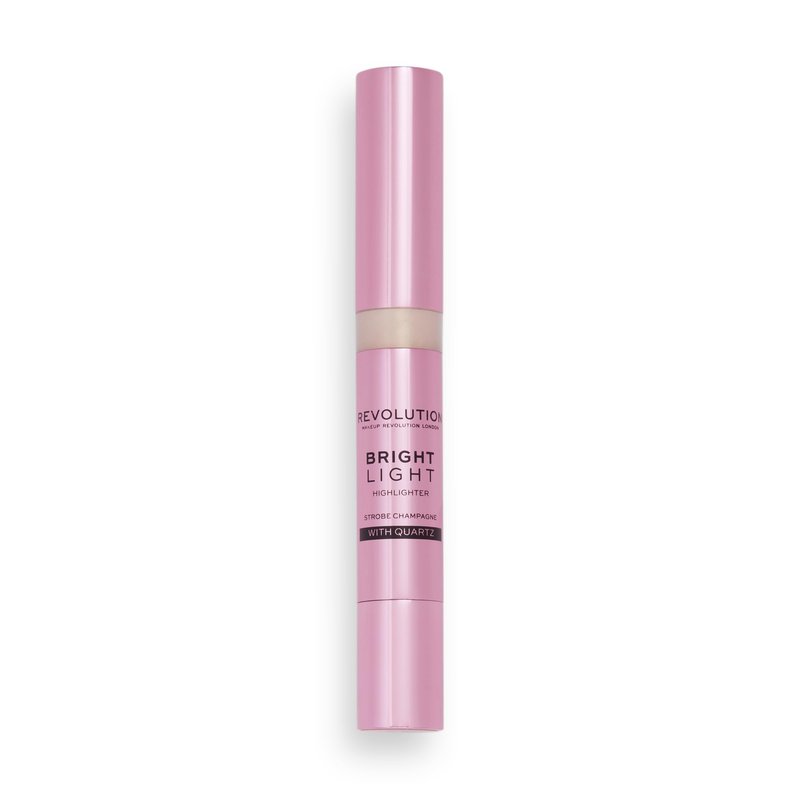 Revolution Beauty London, Bright Light Liquid Highlighter, Buildable Formula for a Luminous Skin Glow, Vegan & Cruelty-Free, Strobe Gold, 0.10 fl oz