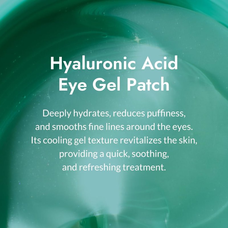 MIZON Triple Hyaluronic Acid Eye Gel Patches – Hydrogel Eye Masks with Seaweed Extract for Deep Hydration, Plumping & Soothing – 60 Pcs Under-Eye Treatment for Dryness & Fine Lines