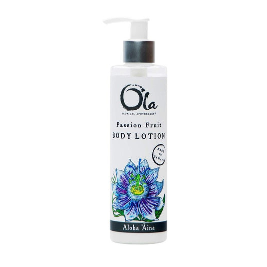 Ola Tropical Apothecary Passion Fruit Body Lotion with Pure Tropical Oils and Plant Extracts - 8.45 Fl Oz