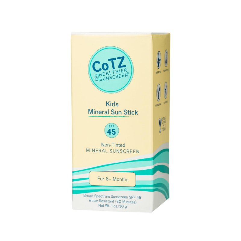 CoTZ Kids Mineral Sunscreen Stick | SPF 45 | Gentle | Mess Free