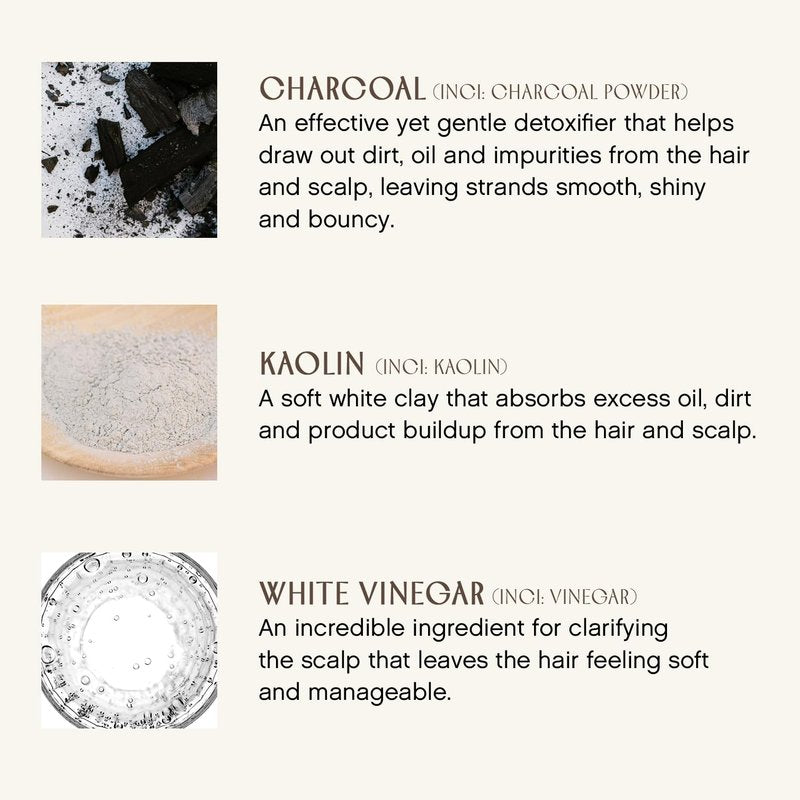 INNERSENSE Organic Beauty - Natural Detox Hair Mask | Cruelty-Free, Clean Haircare (6 fl oz |177 ml)