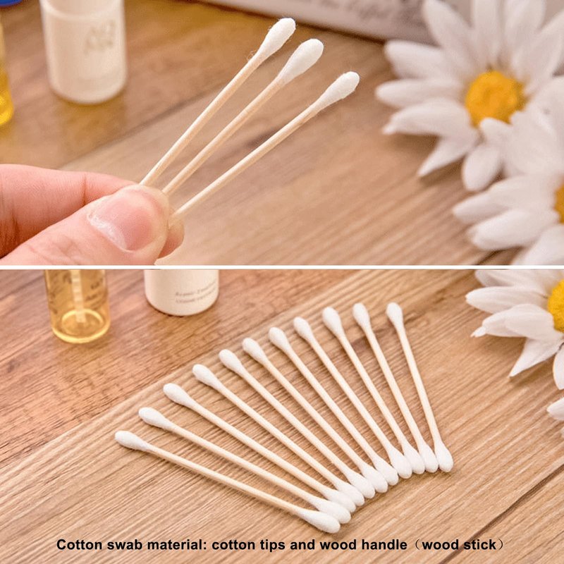 Amenities Hotel Vanity Set,100Pack Individually Wrapped Bulk Hygiene Supplies for Homeless Include Cosmetic Cotton Pads,Cotton Swabs,for Airbnb,Hotel,Shelter,Nursing Home,Charity