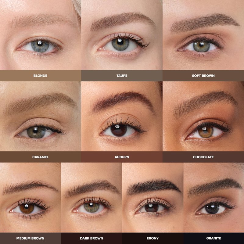 Anastasia Beverly Hills Volumizing Tinted Brow Gel - Lightweight Buildable Volumizing Brow Gel for Natural Tint, Fullness & Definition with Long-Wearing Up to 24-Hour Hold - Caramel